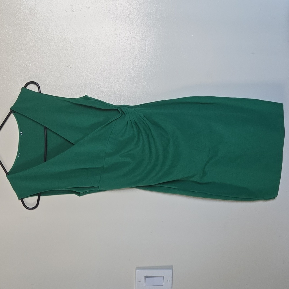 Diane Von Fursternberg Size S Elegant Green Dress Size P - Picture 2 of 7